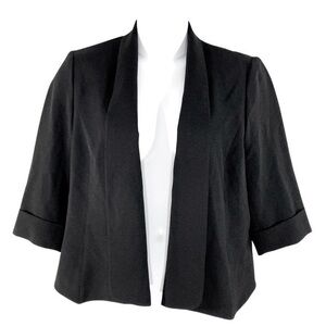 NWT Jones Studio black open jacket